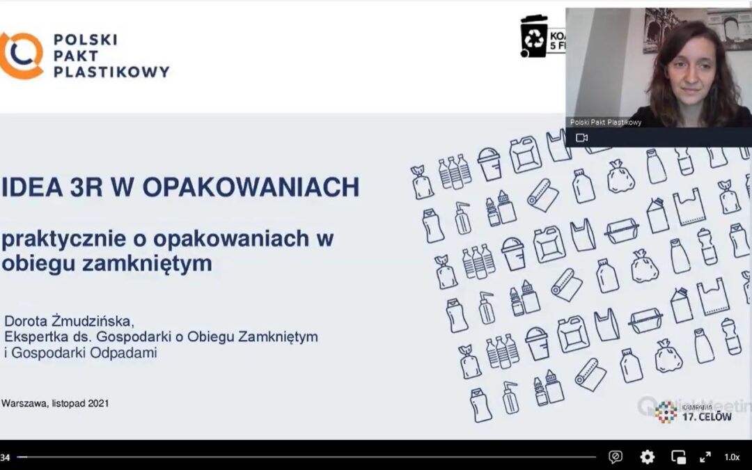 Idea 3R w w opakowaniach, czyli praktycznie o opakowaniach w obiegu zamkniętym