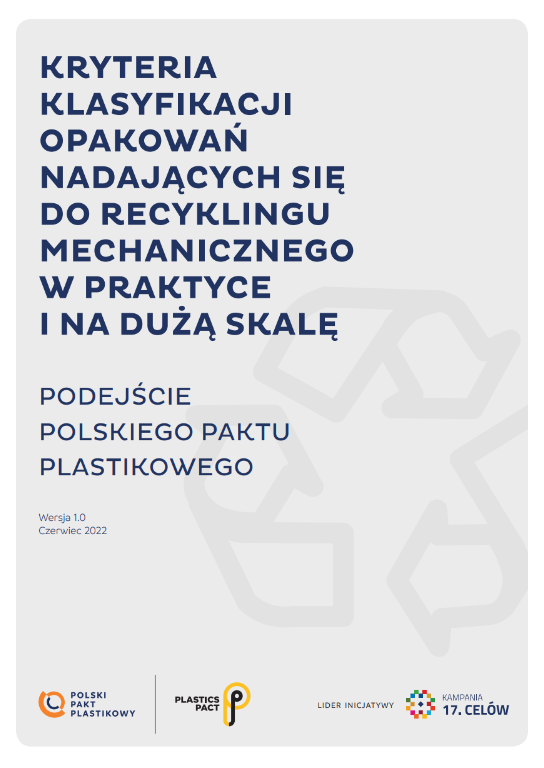 Kryteria klasyfikacji opakowań nadających się do recyklingu mechanicznego